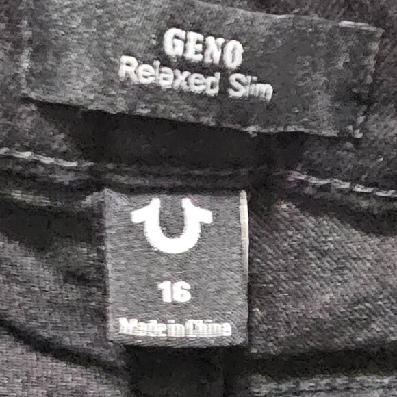 True Religion Geno Relaxed Slim Jeans – Red Stitch – NWT - Picture 2 of 8